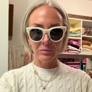 Celine Cream Sunglasses